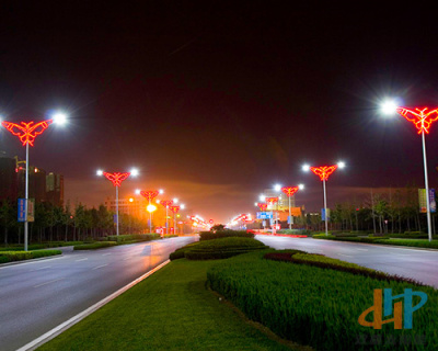 新疆LED路灯夜景