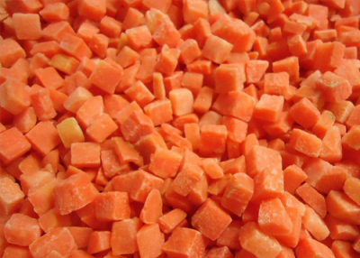 Frozen diced carrot