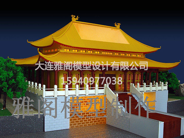 浙江大型古建筑模型